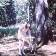Kangaroo-encounter-at-Kingfisher-Park-1990s