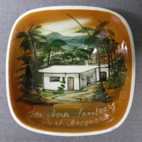 Souvenir-Plate-Sea-Acres-Sanctuary--1960s